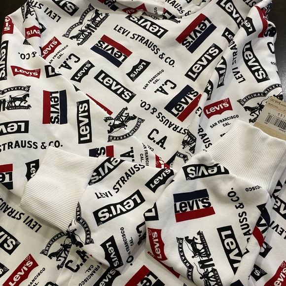 Boys Levi's Fleece Batwing Pullover Hoodie - Picture 9 of 16